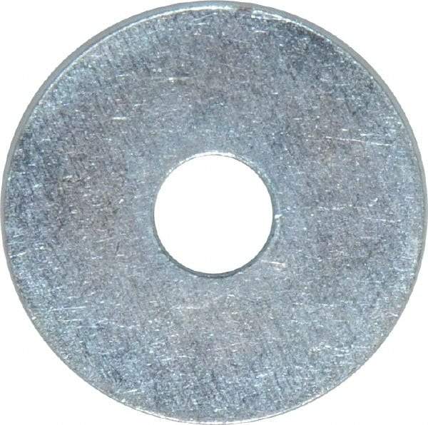 Value Collection - 5/16" Screw, Steel Fender Flat Washer - 5/16" ID x 1-1/4" OD, 0.049" Thick, Zinc-Plated Finish - Eagle Tool & Supply