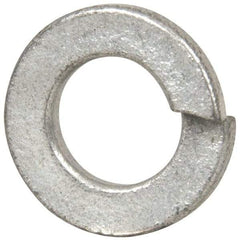 Value Collection - 5/16", 0.314" ID, 0.078" Thick Split Lock Washer - Steel, Zinc-Plated Finish, 0.314" Min ID, 0.322" Max ID, 0.583" Min OD, 0.586" Max OD - Eagle Tool & Supply