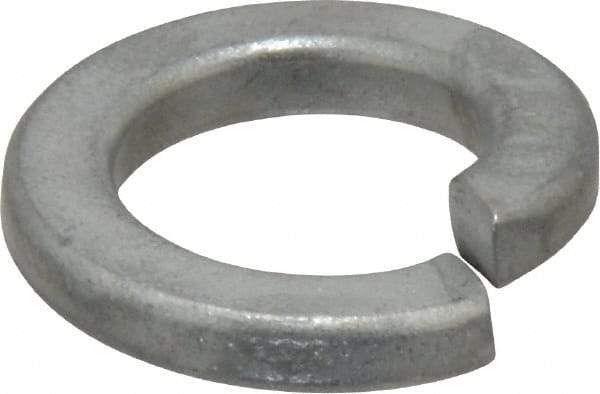 Value Collection - 3/4", 0.753" ID, 0.188" Thick Split Lock Washer - Steel, Zinc-Plated Finish, 0.753" Min ID, 0.766" Max ID, 1.265" Min OD, 1.271" Max OD - Eagle Tool & Supply