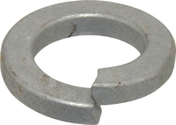 Value Collection - 1", 1.003" ID, 1/4" Thick Split Lock Washer - Steel, Zinc-Plated Finish, 1.003" Min ID, 1.024" Max ID, 1.656" Min OD, 1.661" Max OD - Eagle Tool & Supply