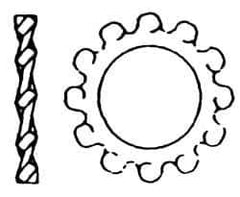 Value Collection - M8 Screw, 8.4mm ID, Stainless Steel Internal Tooth Lock Washer - 15mm OD, Uncoated, Grade 18-8 & Austenitic A2 - Eagle Tool & Supply