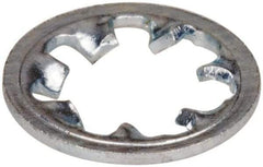 Value Collection - #6 Screw, 0.15" ID, Steel Internal Tooth Lock Washer - 0.295" OD, Zinc-Plated, Grade 2 - Eagle Tool & Supply