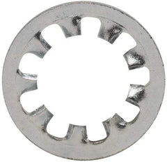 Value Collection - 1/4" Screw, 0.267" ID, Steel Internal Tooth Lock Washer - 0.478" OD, Zinc-Plated, Grade 2 - Eagle Tool & Supply