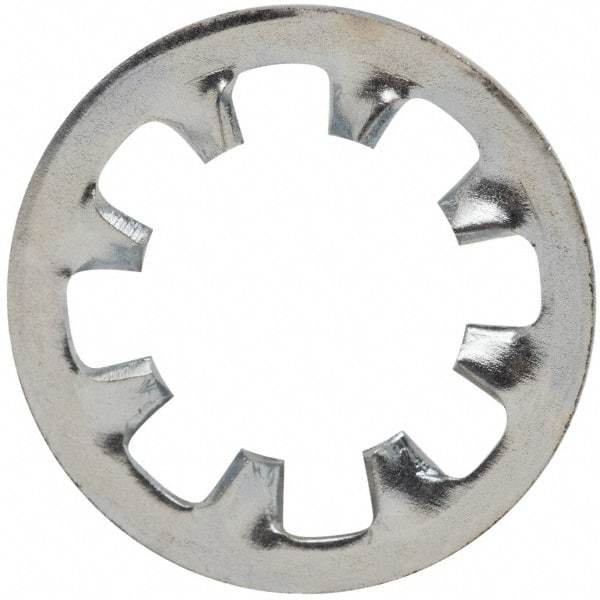 Value Collection - 5/16" Screw, 0.332" ID, Steel Internal Tooth Lock Washer - 0.61" OD, Zinc-Plated, Grade 2 - Eagle Tool & Supply