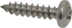 Value Collection - #6 Pan Head Phillips Sheet Metal Screw - Stainless Steel, 5/8" Length Under Head, Grade 18-8 - Eagle Tool & Supply