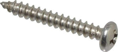 Value Collection - #6 Pan Head Phillips Sheet Metal Screw - Stainless Steel, 1" Length Under Head, Grade 18-8 - Eagle Tool & Supply
