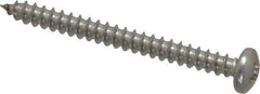 Value Collection - #6 Pan Head Phillips Sheet Metal Screw - Stainless Steel, 1-1/2" Length Under Head, Grade 18-8 - Eagle Tool & Supply