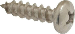 Value Collection - #10 Pan Head Phillips Sheet Metal Screw - Stainless Steel, 3/4" Length Under Head, Grade 18-8 - Eagle Tool & Supply