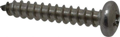 Value Collection - #14 Pan Head Phillips Sheet Metal Screw - Stainless Steel, 1-1/2" Length Under Head, Grade 18-8 - Eagle Tool & Supply