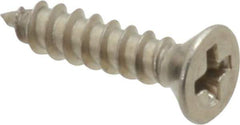 Value Collection - #4 Flat Head Phillips Sheet Metal Screw - Stainless Steel, 1/2" OAL, Grade 18-8 - Eagle Tool & Supply