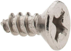Value Collection - #6 Flat Head Phillips Sheet Metal Screw - Stainless Steel, 3/8" OAL, Grade 18-8 - Eagle Tool & Supply