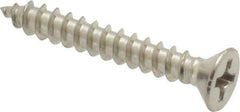 Value Collection - #6 Flat Head Phillips Sheet Metal Screw - Stainless Steel, 1" OAL, Grade 18-8 - Eagle Tool & Supply