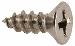 Value Collection - #8 Flat Head Phillips Sheet Metal Screw - Stainless Steel, 1/2" OAL, Grade 18-8 - Eagle Tool & Supply