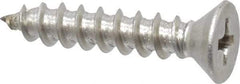 Value Collection - #10 Flat Head Phillips Sheet Metal Screw - Stainless Steel, 1" OAL, Grade 18-8 - Eagle Tool & Supply