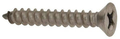 Value Collection - #12 Flat Head Phillips Sheet Metal Screw - Stainless Steel, 1-1/2" OAL, Grade 18-8 - Eagle Tool & Supply
