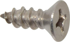 Value Collection - #14 Flat Head Phillips Sheet Metal Screw - Stainless Steel, 3/4" OAL, Grade 18-8 - Eagle Tool & Supply