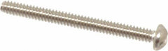 Value Collection - #4-40 UNC, 1-1/4" Length Under Head Slotted Drive Machine Screw - Round Head, Grade 18-8 Stainless Steel, Uncoated, Without Washer - Eagle Tool & Supply