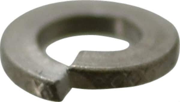 Value Collection - #2, 0.02" Thick Split Lock Washer - 18-8 Stainless Steel, 0.088" Min ID, 0.094" Max ID, 0.172" Min OD, 0.182" Max OD - Eagle Tool & Supply