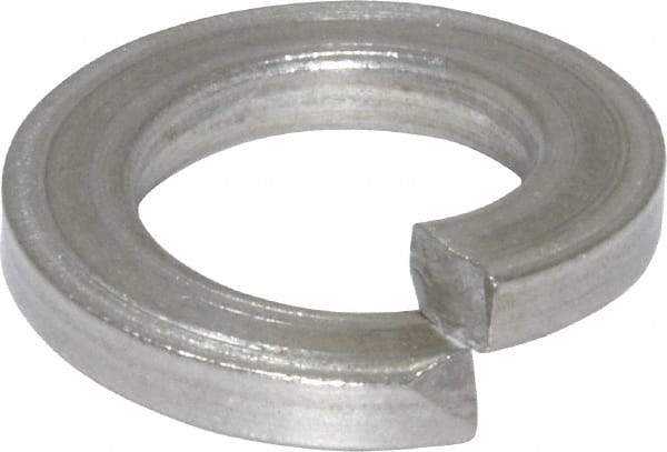 Value Collection - 1/2", 1/8" Thick Split Lock Washer - 18-8 Stainless Steel, 0.502" Min ID, 0.512" Max ID, 0.869" Max OD - Eagle Tool & Supply