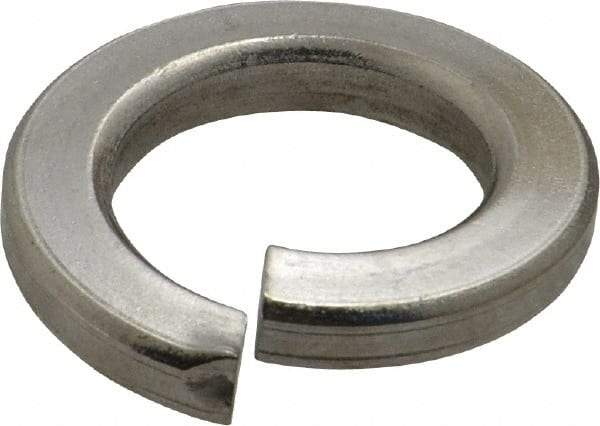 Value Collection - 1", 1/4" Thick Split Lock Washer - 18-8 Stainless Steel, 1.017" Min ID, 1.042" Max ID, 1.667" Min OD, 1.705" Max OD - Eagle Tool & Supply