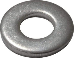 Value Collection - #10 Screw, Grade 18-8 Stainless Steel Standard Flat Washer - 7/32" ID x 1/2" OD, 0.049" Thick - Eagle Tool & Supply