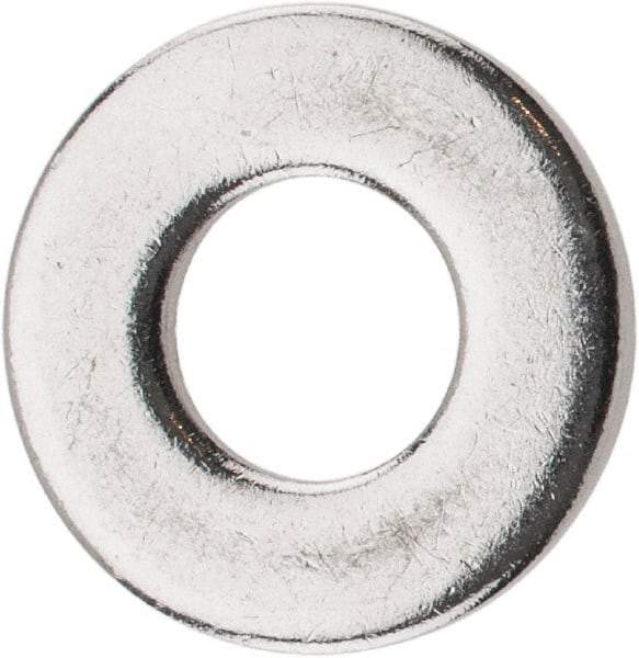 Value Collection - 1/4" Screw, Grade 18-8 Stainless Steel Standard Flat Washer - 9/32" ID x 5/8" OD, 0.045" Thick - Eagle Tool & Supply