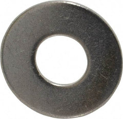 Value Collection - 7/16" Screw, Grade 18-8 Stainless Steel Standard Flat Washer - 1/2" ID x 1-1/4" OD, 0.083" Thick - Eagle Tool & Supply