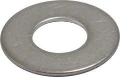 Value Collection - 1/2" Screw, Grade 18-8 Stainless Steel Standard Flat Washer - 17/32" ID x 1-1/16" OD, 0.095" Thick - Eagle Tool & Supply