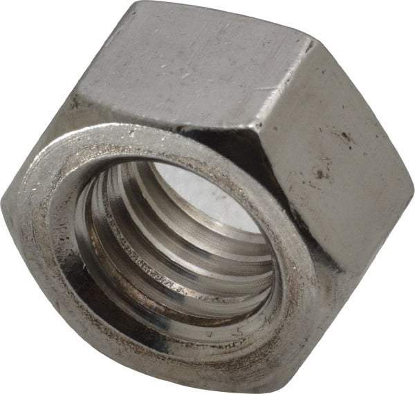 Value Collection - 5/8-11 UNC Stainless Steel Right Hand Hex Nut - 15/16" Across Flats, 35/64" High, Uncoated - Eagle Tool & Supply