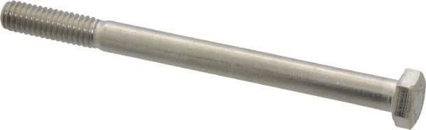 Value Collection - 5/16-18 UNC, 4" Length Under Head Hex Head Cap Screw - Grade 18-8 Stainless Steel, 1/2" Hex - Eagle Tool & Supply
