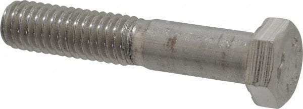 Value Collection - 3/8-16 UNC, 2" Length Under Head Hex Head Cap Screw - Grade 18-8 Stainless Steel, 9/16" Hex - Eagle Tool & Supply