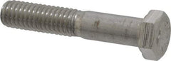 Value Collection - 3/8-16 UNC, 2" Length Under Head Hex Head Cap Screw - Grade 18-8 Stainless Steel, 9/16" Hex - Eagle Tool & Supply