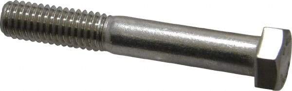 Value Collection - 3/8-16 UNC, 2-1/2" Length Under Head Hex Head Cap Screw - Grade 18-8 Stainless Steel, 9/16" Hex - Eagle Tool & Supply