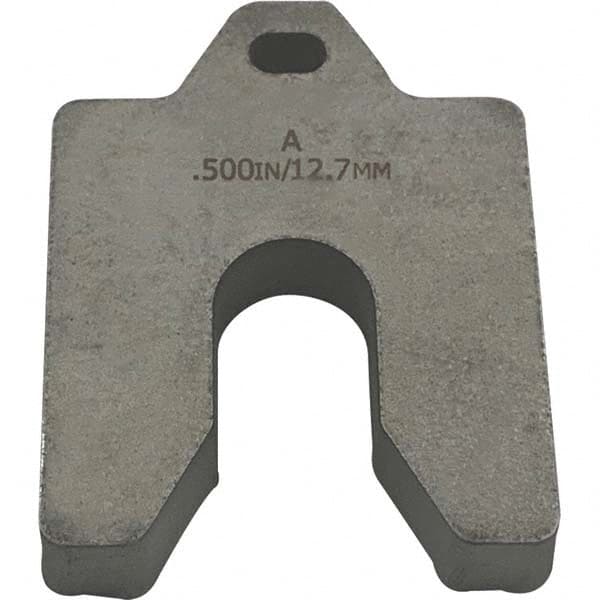 Maudlin Products - Metal Shim Stock Type: Slotted Shim Material: Stainless Steel - Eagle Tool & Supply