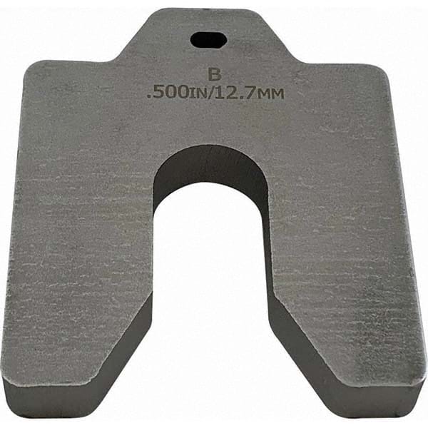 Maudlin Products - Metal Shim Stock Type: Slotted Shim Material: Stainless Steel - Eagle Tool & Supply