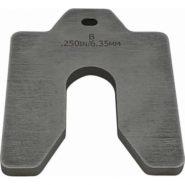 Maudlin Products - Metal Shim Stock Type: Slotted Shim Material: Stainless Steel - Eagle Tool & Supply