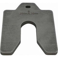 Maudlin Products - Metal Shim Stock Type: Slotted Shim Material: Stainless Steel - Eagle Tool & Supply