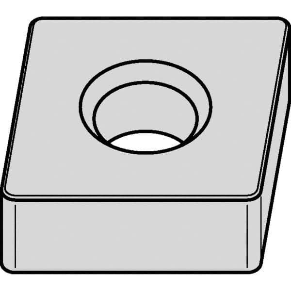 Kennametal - CNGA434 T0820 Grade KYK25 Ceramic Turning Insert - 80° Diamond, 1/2" Inscr Circle, 3/16" Thick, 1/16" Corner Radius - Eagle Tool & Supply