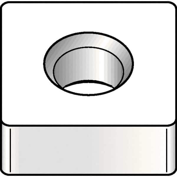 Kennametal - SNGA432 T0820 Grade KYK10 Ceramic Turning Insert - 90° Square, 1/2" Inscr Circle, 3/16" Thick, 1/32" Corner Radius - Eagle Tool & Supply
