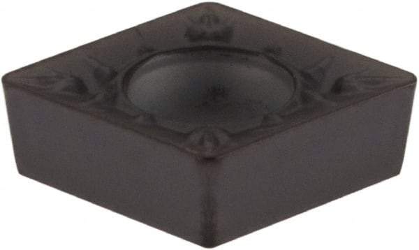 Kennametal - CCMT21.51 MP Grade KCU10 Carbide Turning Insert - 80° Diamond, 1/4" Inscr Circle, 3/32" Thick, 1/64" Corner Radius - Eagle Tool & Supply