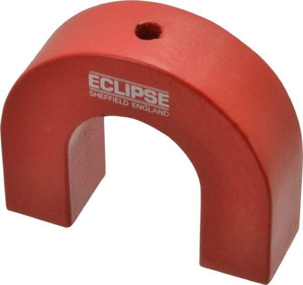 Eclipse - 1/4" Hole Diam, 3" Overall Width, 15/16" Deep, 2-1/2" High, Alnico Power Magnets - 1,022°Fahrenheit Max Operating Temp - Eagle Tool & Supply