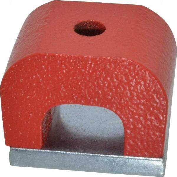 Eclipse - 3/16" Hole Diam, 1-1/8" Overall Width, 3/4" Deep, 3/4" High, Alnico Power Magnets - 1,022°Fahrenheit Max Operating Temp - Eagle Tool & Supply