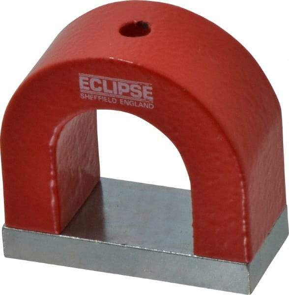 Eclipse - 3/16" Hole Diam, 2-3/16" Overall Width, 15/16" Deep, 1-13/16" High, Alnico Power Magnets - 1,022°Fahrenheit Max Operating Temp - Eagle Tool & Supply