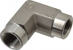Ham-Let - 3/8" Grade 316 Stainless Steel Pipe 90° Female Elbow - FNPT x FNPT End Connections, 5,000 psi - Eagle Tool & Supply