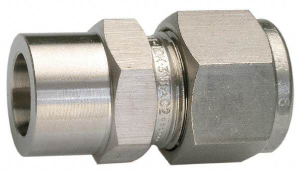 Ham-Let - 1/2" OD, Grade 316Stainless Steel Union - Comp x Socket Weld Ends - Eagle Tool & Supply