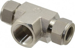 Ham-Let - 3/4" OD, Grade 316Stainless Steel Female Branch Tee - Comp x Comp x FNPT Ends - Eagle Tool & Supply