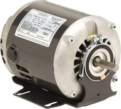 US Motors - 1/2 hp, ODP Enclosure, Auto Thermal Protection, 1,725 RPM, 115 Volt, 60 Hz, Industrial Electric AC/DC Motor - Size 48/56 Frame, Resilient Mount, 1 Speed, Sleeve Bearings, A Class Insulation, Reversible - Eagle Tool & Supply