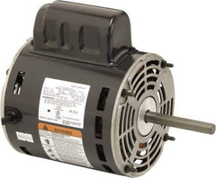 US Motors - 1/3 hp, ODP Enclosure, Auto Thermal Protection, 1,100 RPM, 115 Volt, 60 Hz, Industrial Electric AC/DC Motor - Size 48 Frame, Stud Mount, 1 Speed, Ball Bearings, 4.4 Full Load Amps, B Class Insulation, CW Lead End - Eagle Tool & Supply