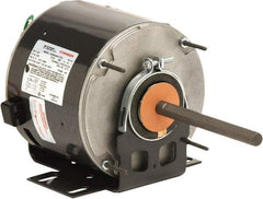 US Motors - 1/3 hp, ODP Enclosure, Auto Thermal Protection, 825 RPM, 208-230 Volt, 60 Hz, Industrial Electric AC/DC Motor - Size 48 Frame, Hub/Stud Mount, 1 Speed, Ball Bearings, 2.7 Full Load Amps, B Class Insulation, CCW Lead End Rev - Eagle Tool & Supply