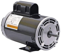 US Motors - 2 hp, ODP Enclosure, Auto Thermal Protection, 3,450 RPM, 230 Volt, 60 Hz, Industrial Electric AC/DC Motor - Size 48 Frame, Thru Bolt with Base Mount, 1 Speed, Ball Bearings, 8.7 Full Load Amps, F Class Insulation, CCW Shaft End - Eagle Tool & Supply